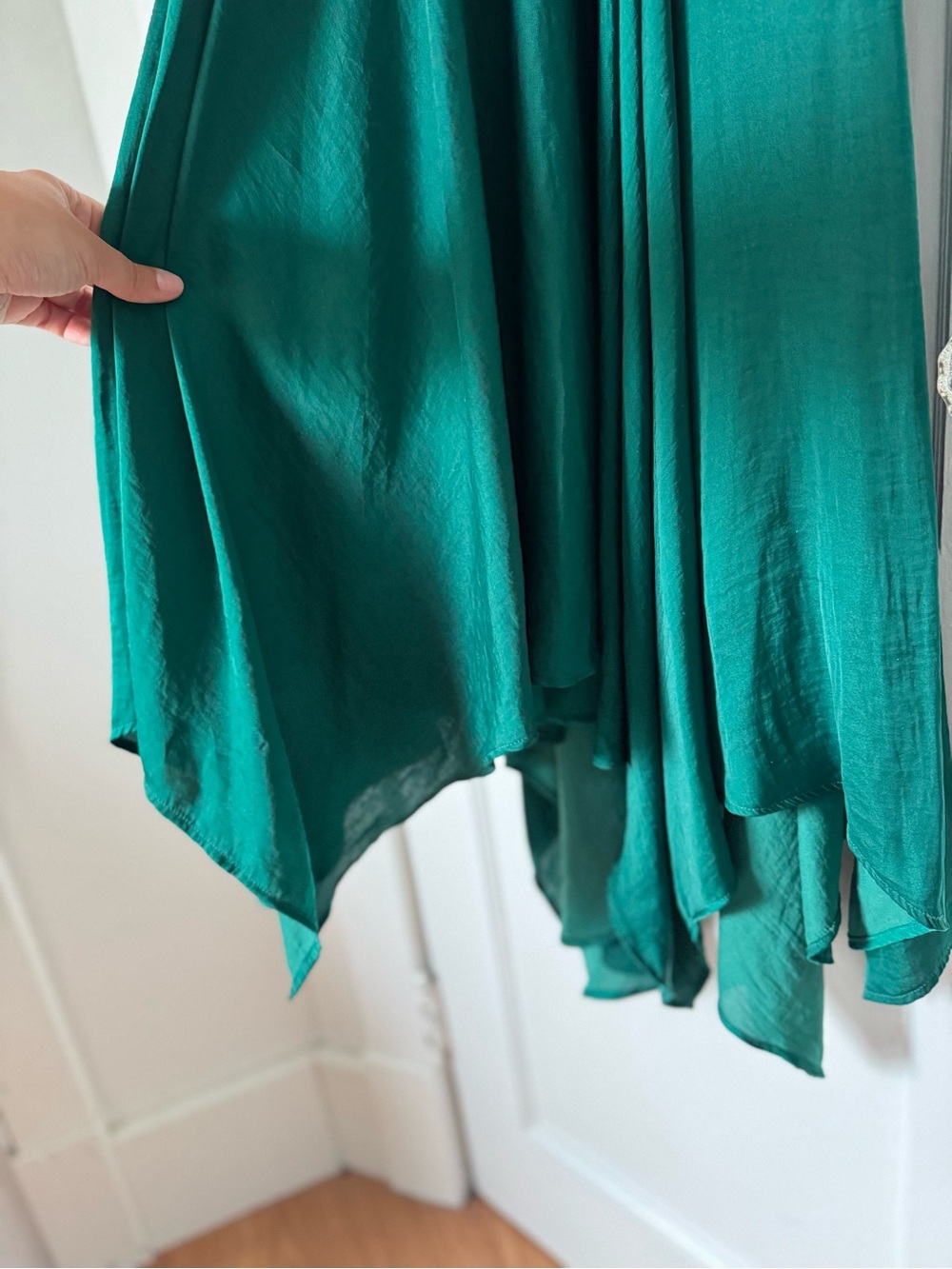 Kimchi Blue Whimsy Green Full Skirt Dress - Picture 12 of 13